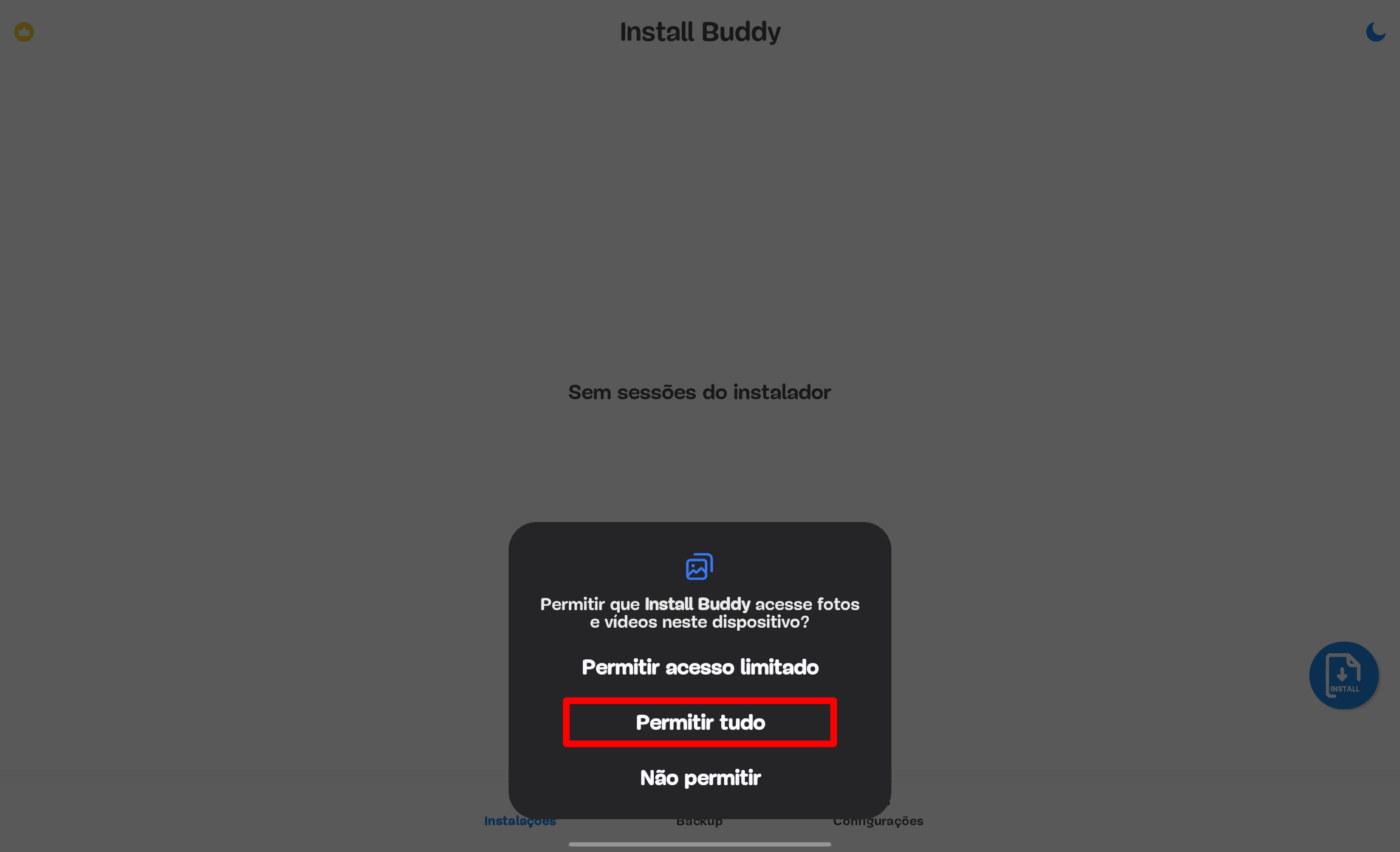 Grant all required permissions